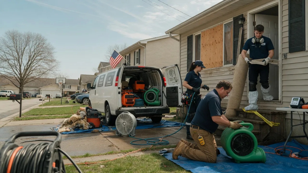 Water Damage Restoration in Oaks, OK near me